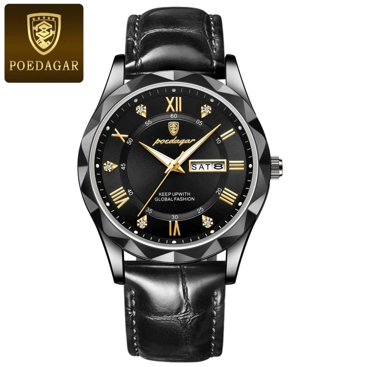 POEDAGAR Luxury Business Man watch