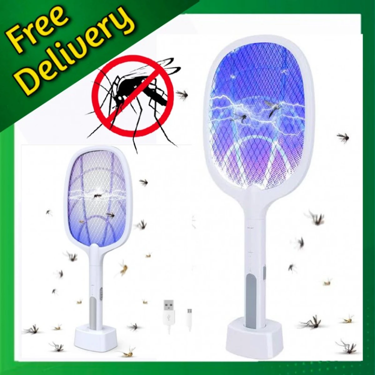 Electric Mosquito Killer FLY Swatter Rechargeable