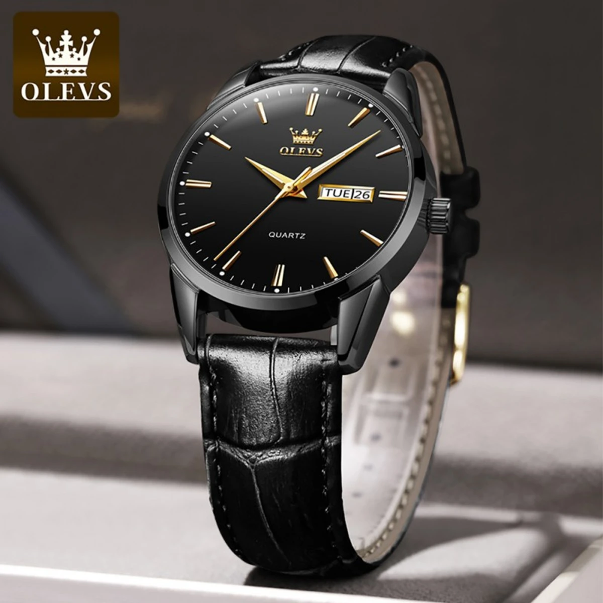 OLEVS 6898 Mens Quartz Watches Brand Luxury Casual Fashion Men's Watch